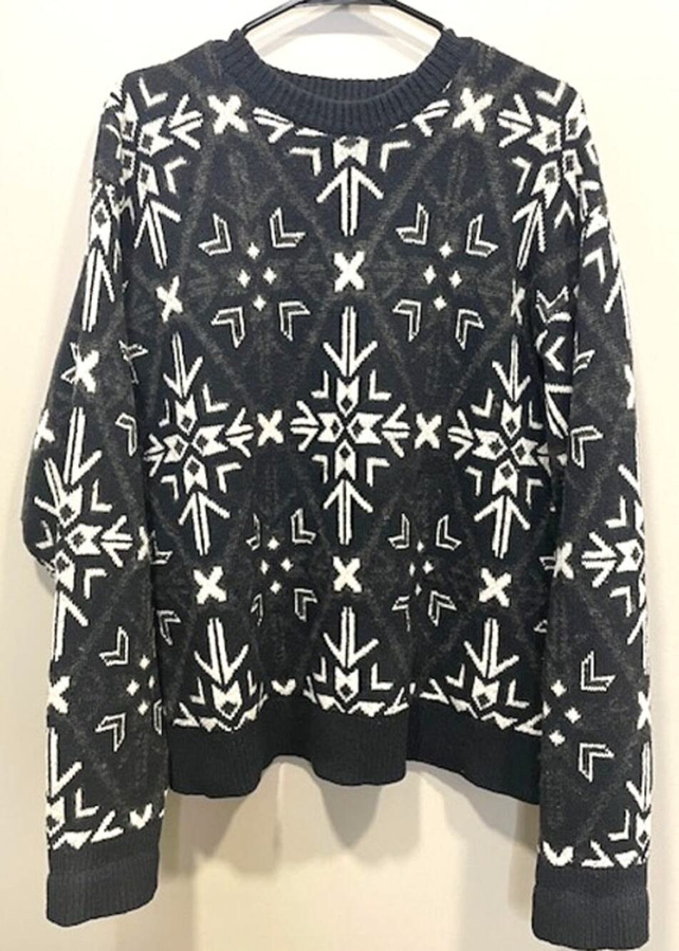 Vintage J.Riggings Silk Cotton Wool Blend Fair Isle Sweater Men's Sz Sm